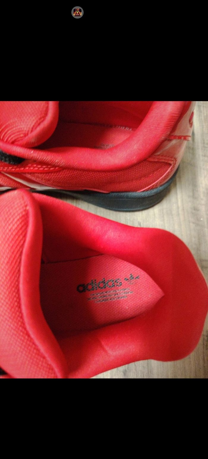 Basket campus adidas rouge - photo numéro 5