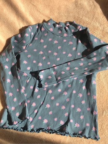 T-shirt manches longues vert