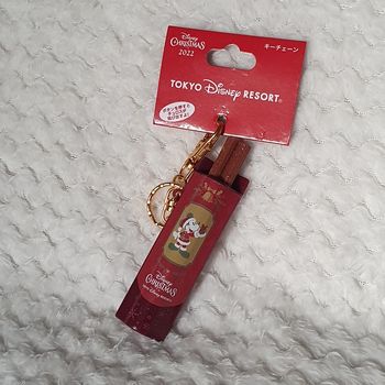 Tokyo Disney Resort Christmas 2022 Key Ring Chain Chocolate Churro Limited Japan