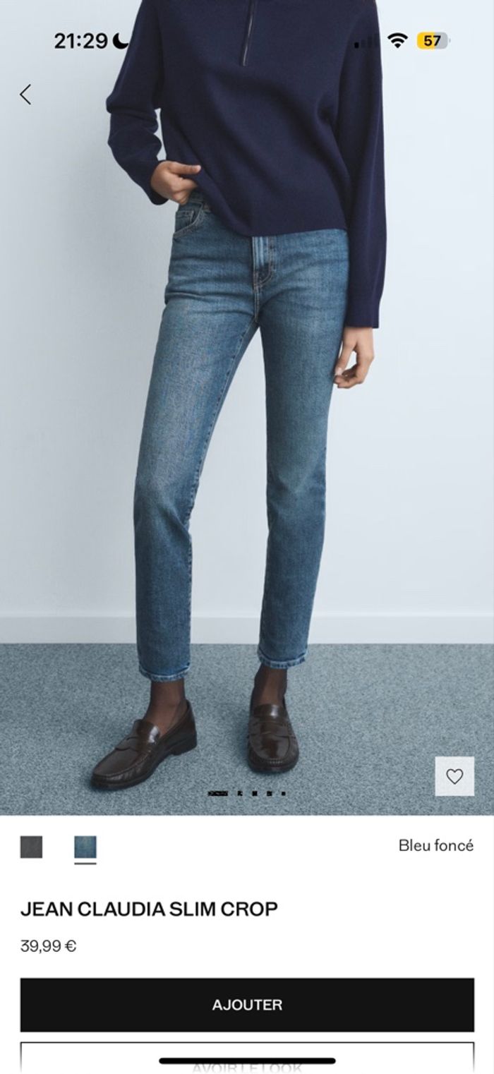 Jean mango neuf  « Claudia » taille 44 - photo numéro 3