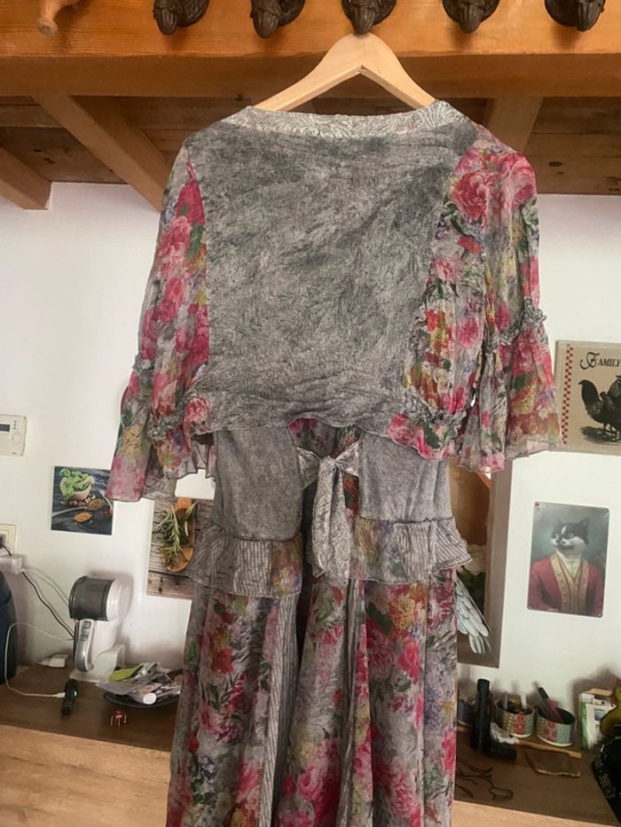 Ensemble 3pieces robe ,boléro,veste,T40 - photo numéro 2