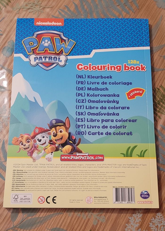 Livre de coloriage Pat Patrouille  neuf - photo numéro 5