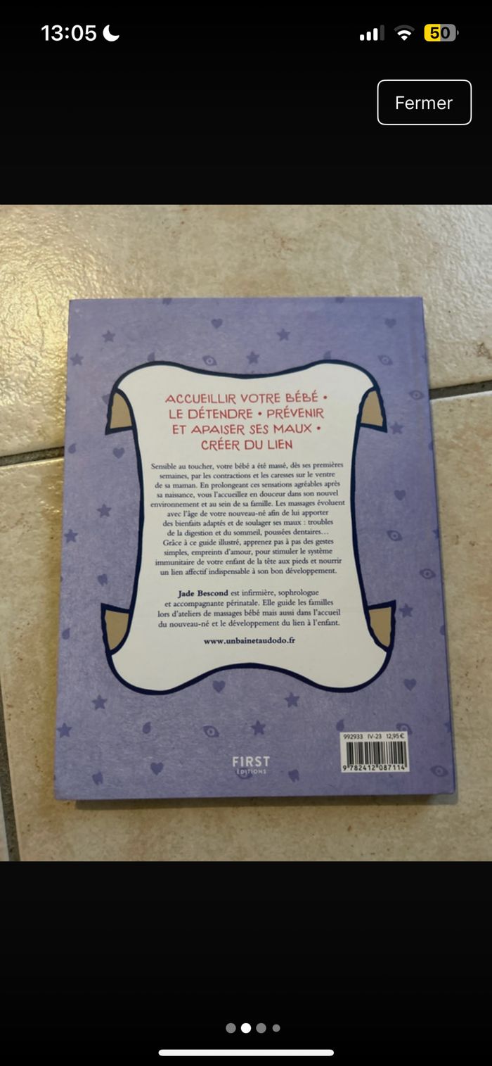 Livre Massage bébé - photo numéro 2