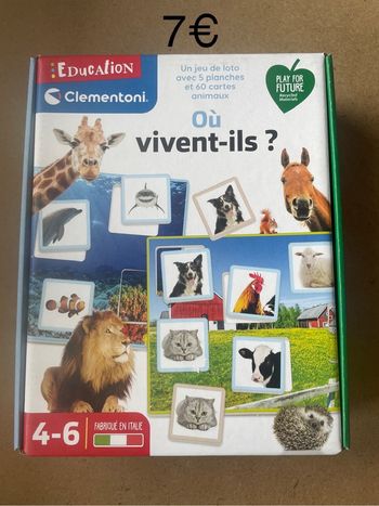 Où vivent-ils ? Jeu éducatif