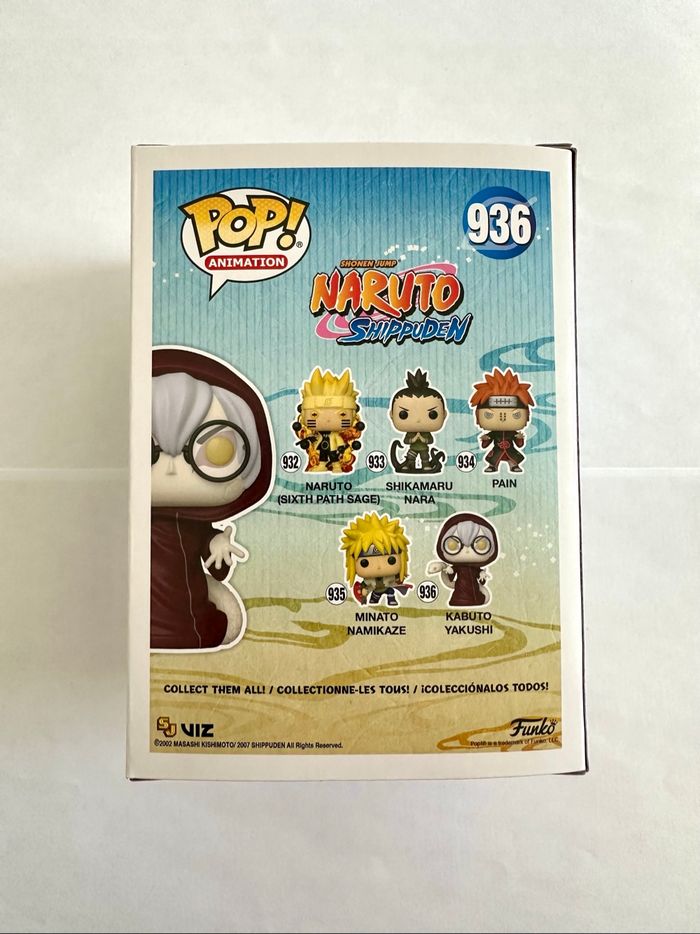 Figurine Funko Pop Kabuto Yakushi numéro 936 Naruto Shippuden - photo numéro 3