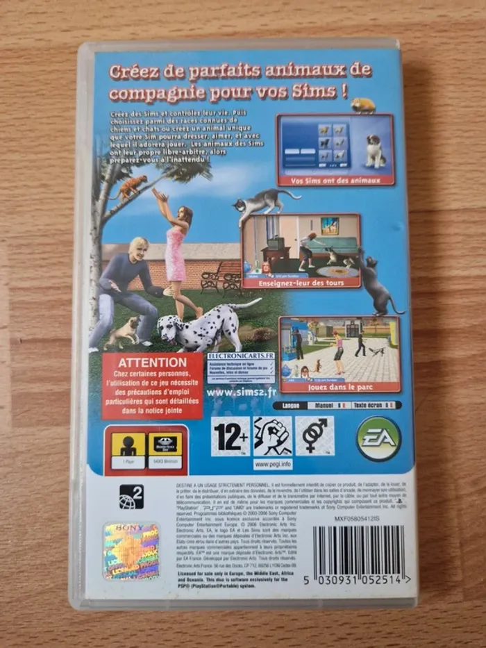 Les Sims 2 Animaux et Compagnie PSP - photo numéro 2