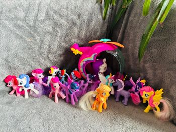 Lot mon petit poney avec hélicoptère