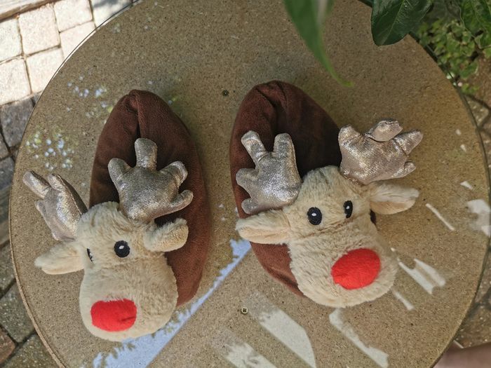 Chaussons Rennes de Noel pour enfant - photo numéro 6