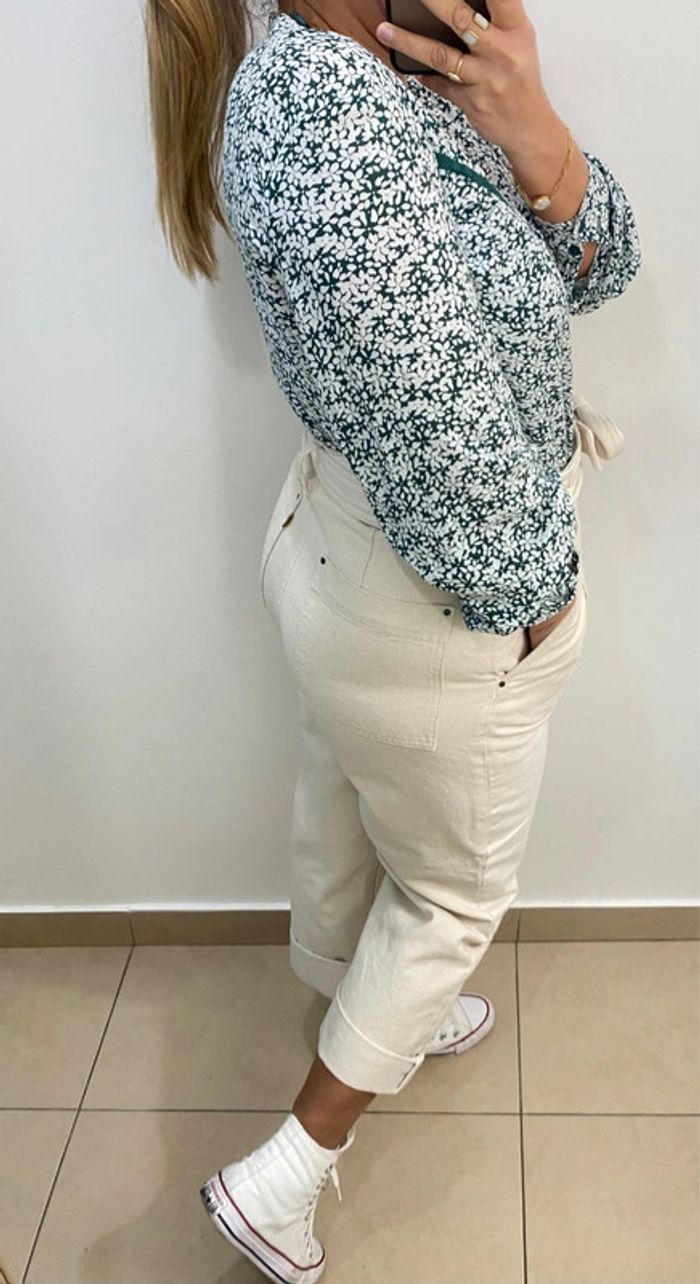 Chemise Imprimée Fleurs Taille M - photo numéro 5