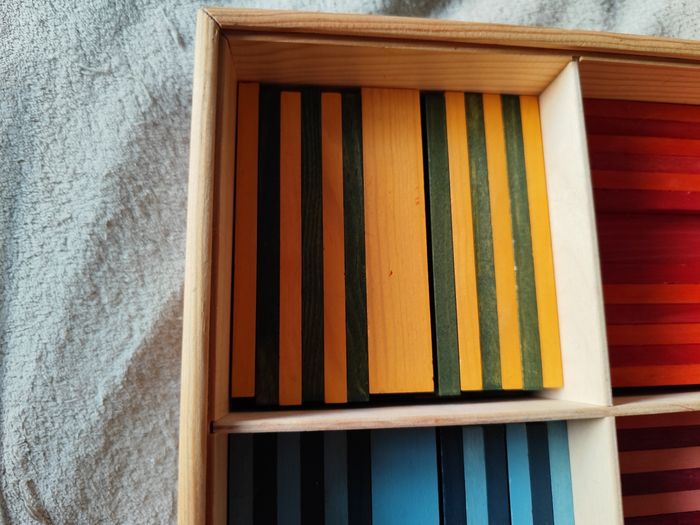 Kapla couleur coffret octocolor de 100 planches multicolore jeu en bois - photo numéro 3