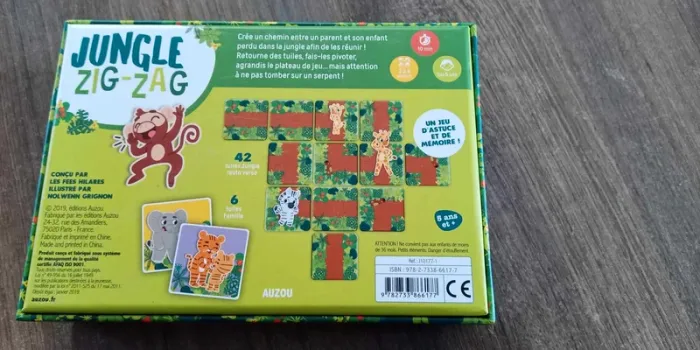Jeu Jungle Zig-Zag - photo numéro 2
