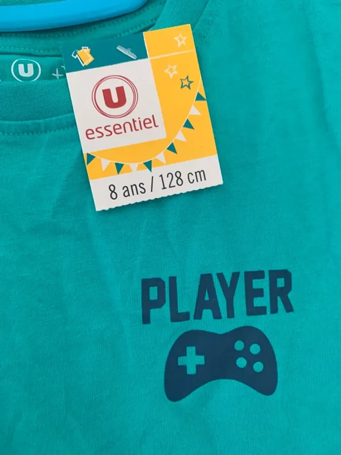 T-shirt garçon – 8 ans / 128 cm – Neuf - photo numéro 3