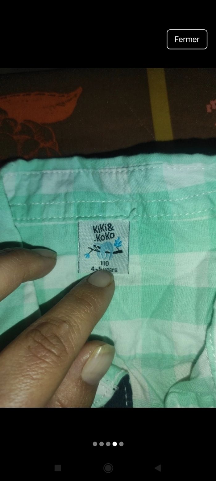 Très belle chemise garçon e75 - photo numéro 4