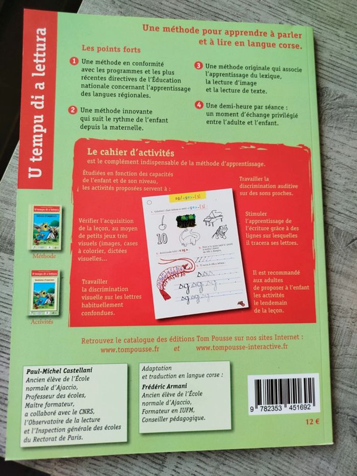 Livre de jeux d activités en corse - photo numéro 2