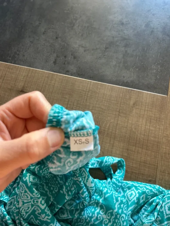 Combinaison short femme, à motifs, vert taille s/s - photo numéro 2