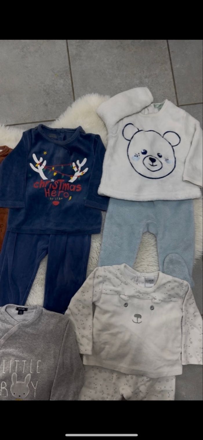 Lot de pyjama bébé garçon - photo numéro 5