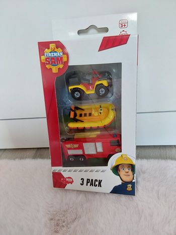 Pack de 3 véhicules miniatures Sam le Pompier