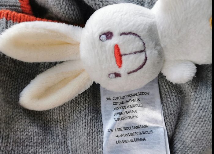 Pull 👣 20 % laine, sergent major, 6 mois - photo numéro 9