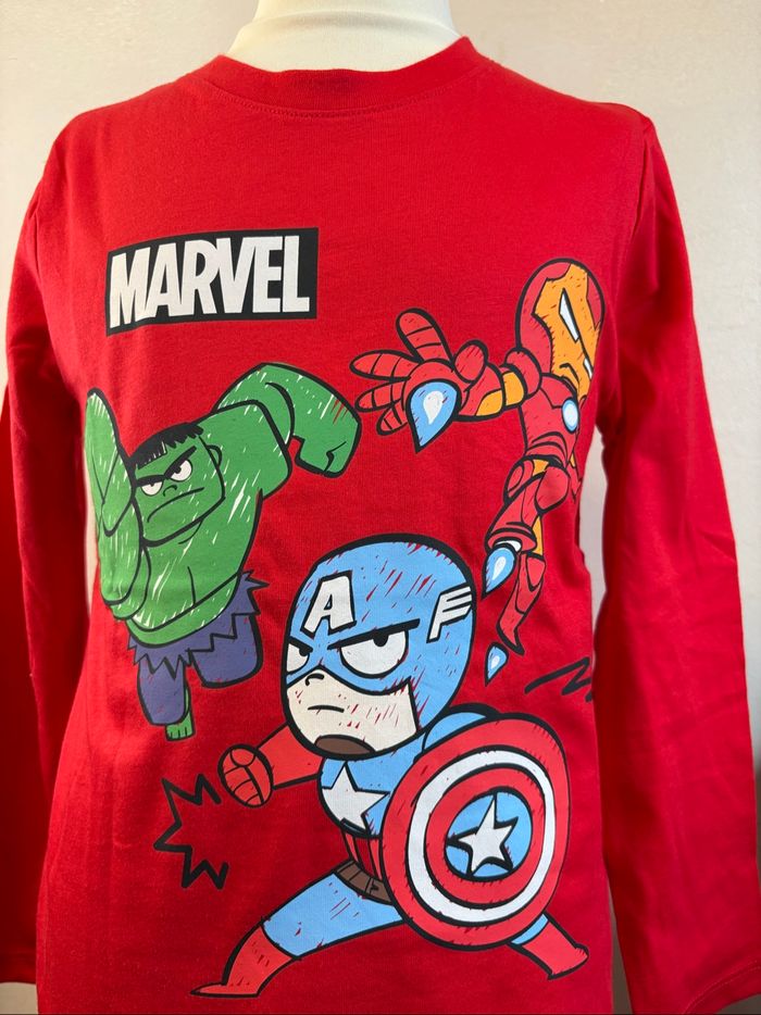 T shirt ML garçon taille 110/116 - photo numéro 2