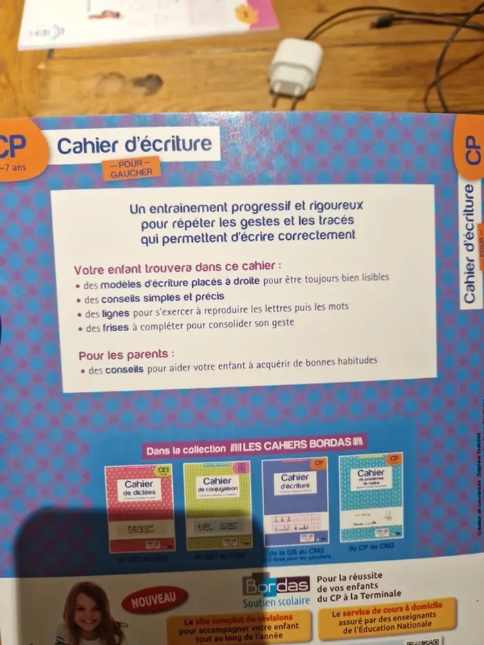 Cahier d'écriture pour gaucher - photo numéro 6