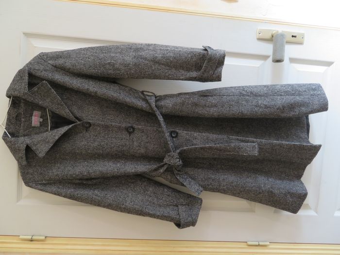 Manteau femme tissu effet chevrons - photo numéro 2