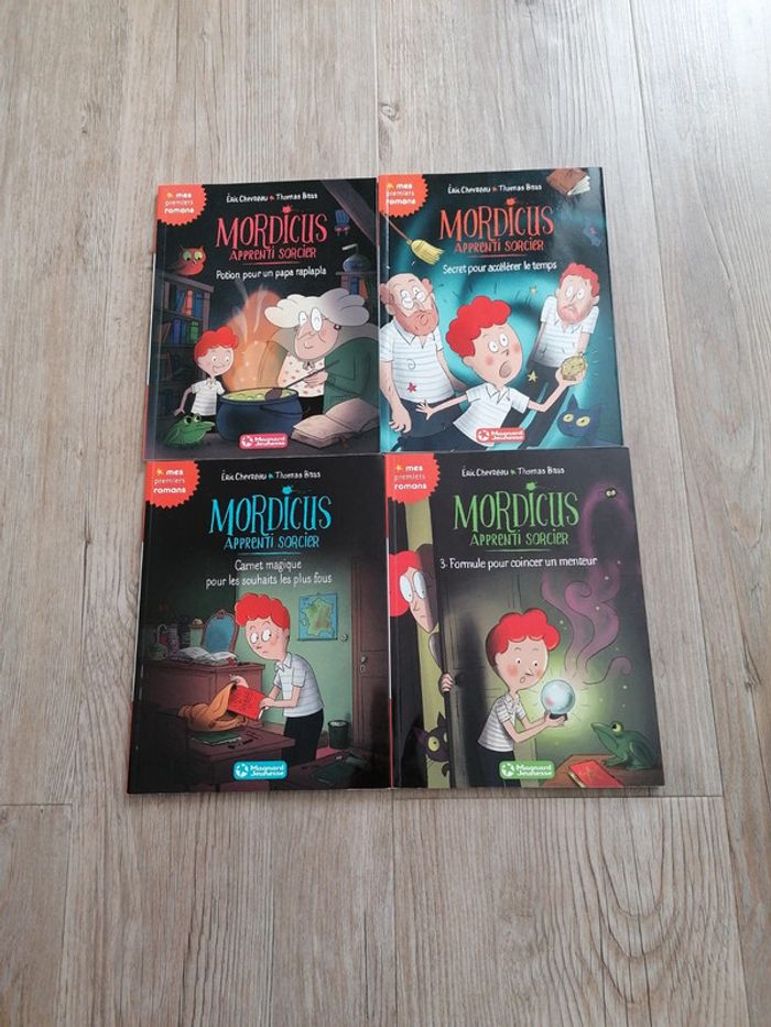 Lot de 4 livres mordicus