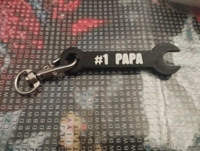 Porte clé papa