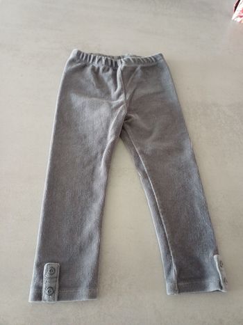 Pantalon velours gris 
