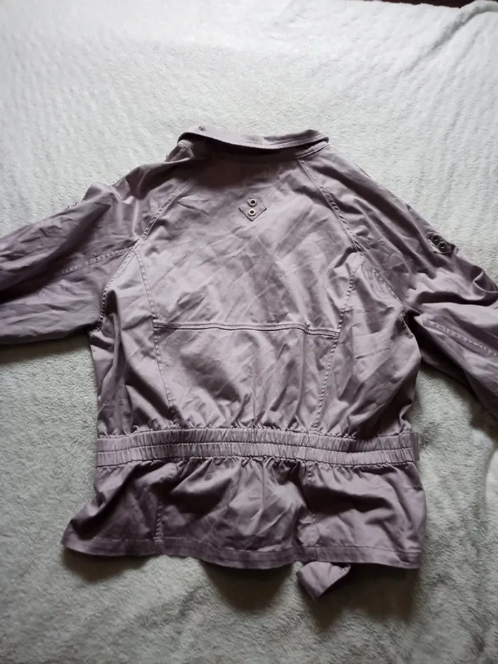 Veste trench court femme s300 - photo numéro 2