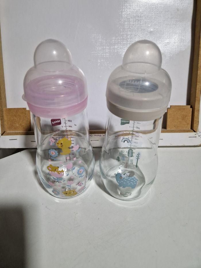 Biberons Mam en verre 260ml