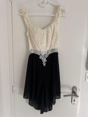 Robe Jolly Boutique S noir et beige