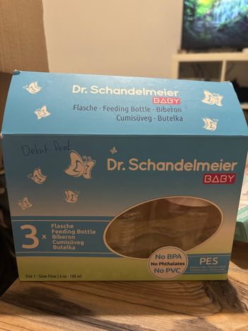 Coffret 3 biberons débit lent