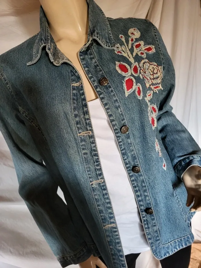 Veste jeans originale 42/44 - photo numéro 6