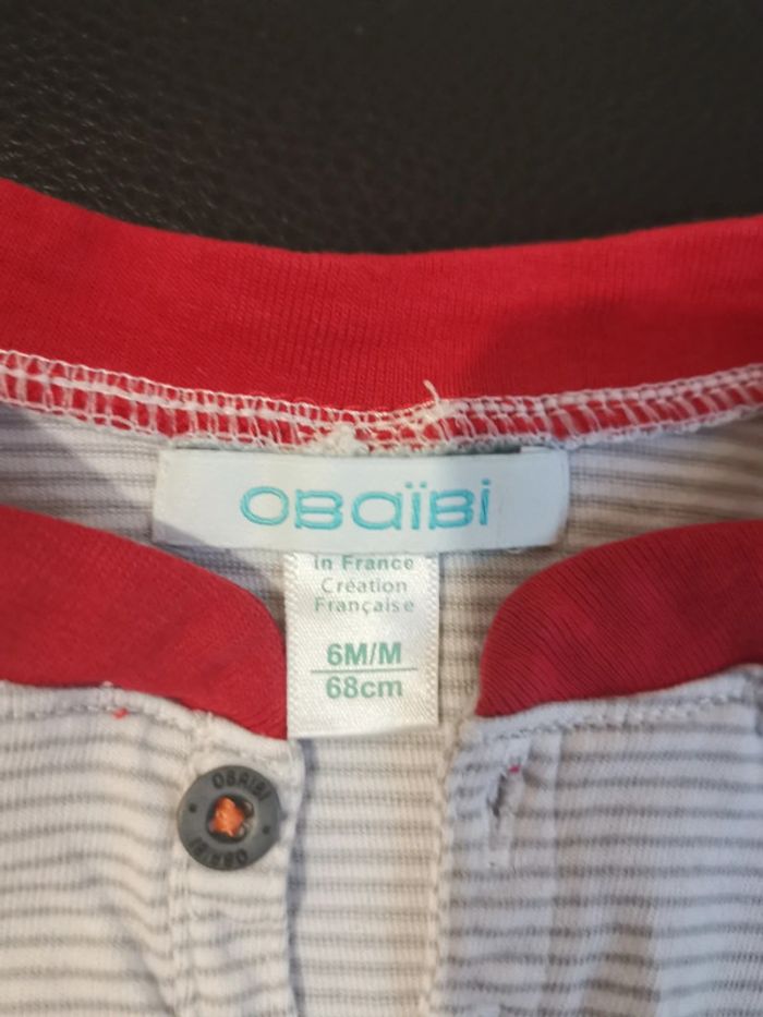 Tee-shirts Obaibi 6 mois. - photo numéro 2