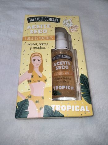 Huile sèche scintillante Tropical The fruit company
