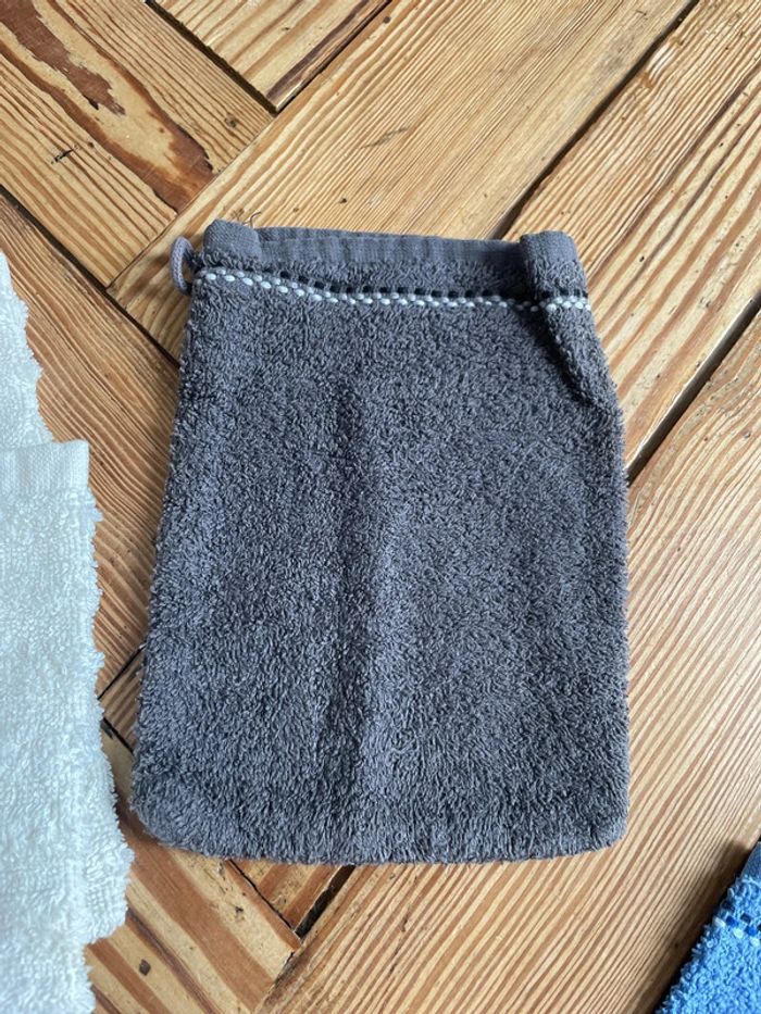 Lot de 4 gants de toilette - photo numéro 3