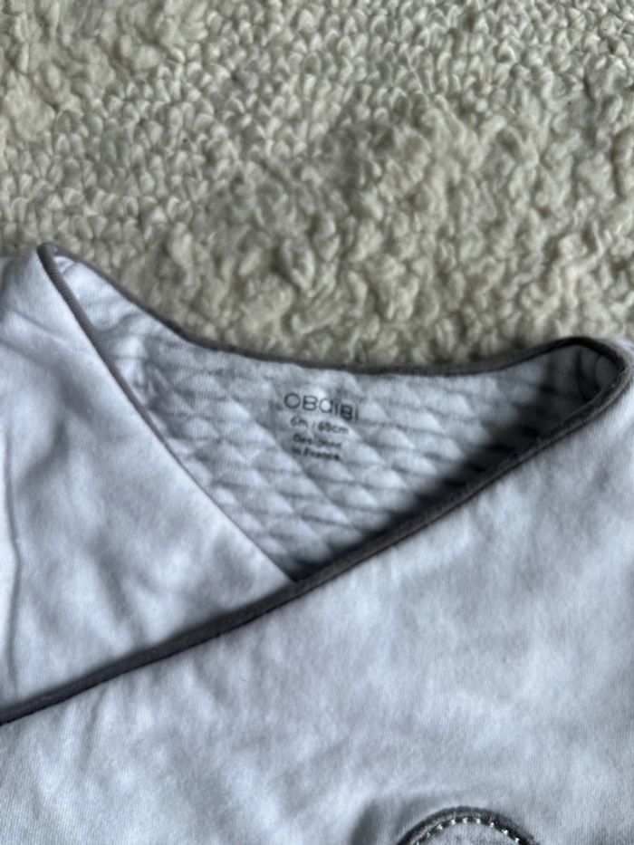 Lot de 2 gilet Obaïbi ourson blanc 6M - photo numéro 5