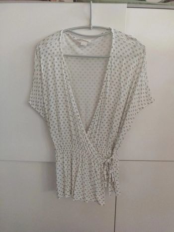 H&M chemisier cache-cœur S