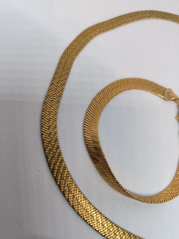 Parure en maille plate - photo numéro 4