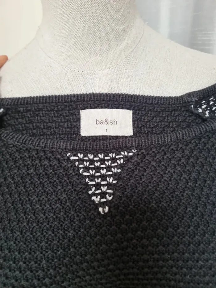 Pull noir Ba&sh taille 1/38 - photo numéro 4