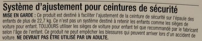 Ajustement pour ceinture de sécurité - photo numéro 3