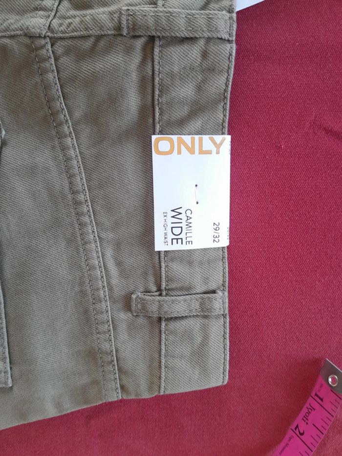 Jean Only modèle Camille large taille haute neuf avec étiquette - photo numéro 3