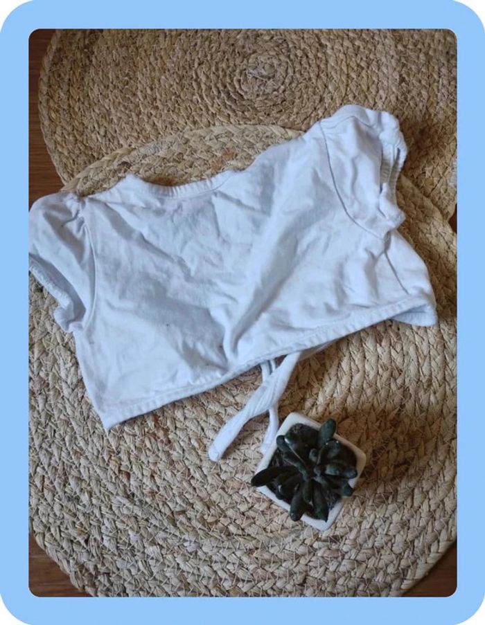 Boléro à nouer taille 18 mois marque Gémo en très bon état - photo numéro 2