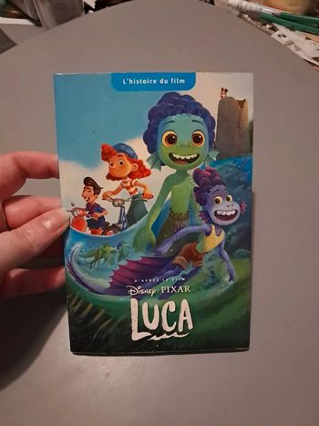Livre luca disney pixar