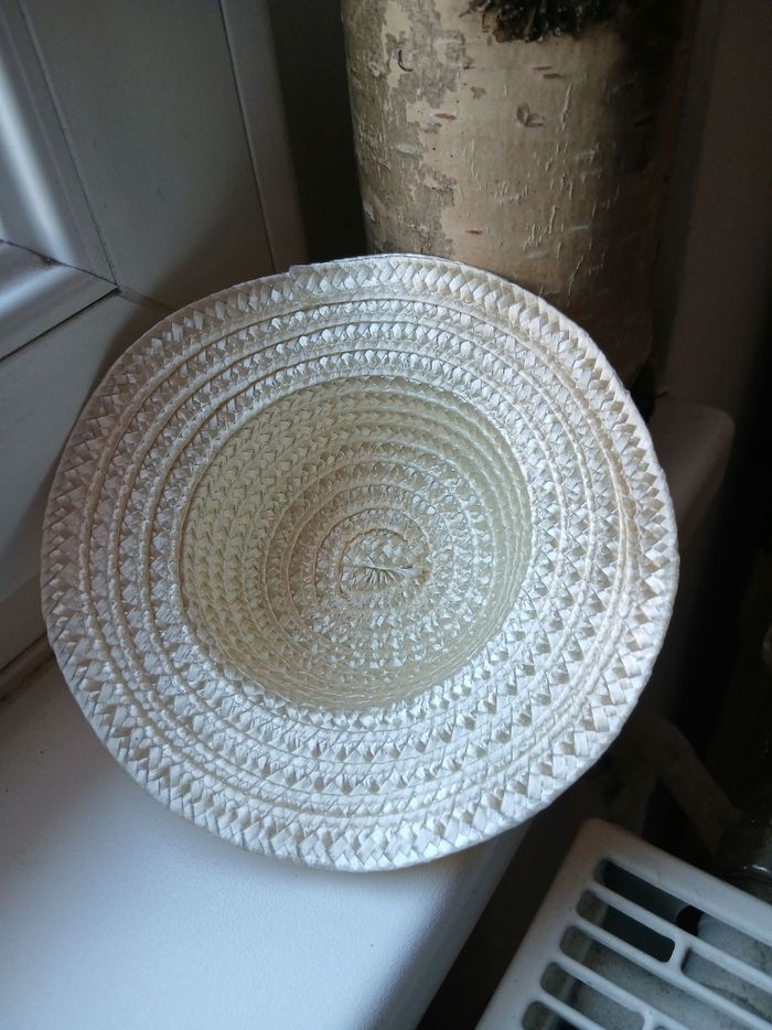 Chapeau de paille pour poupée - photo numéro 3