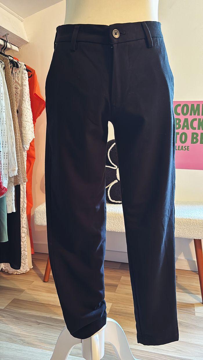 Pantalon à pince noir Bershka T36