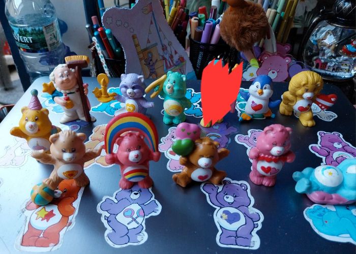 Figurine bisounours vintage et cousins - photo numéro 2