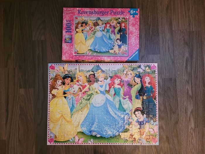 Puzzle xxl princesses ravensburger 100 pièces - photo numéro 2