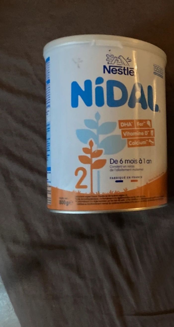 Lait nidal 2eme age
