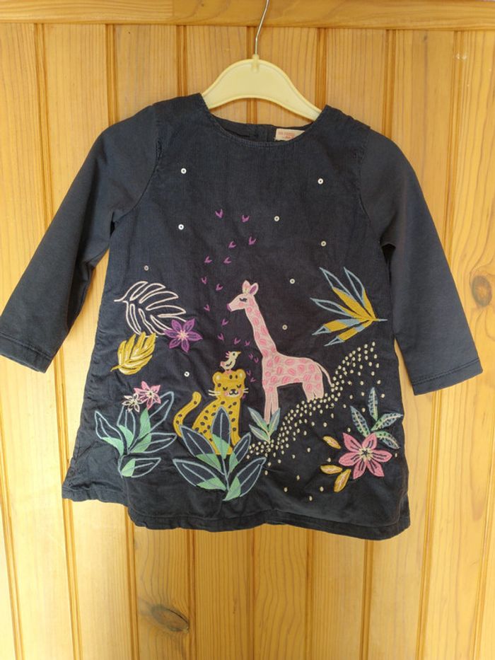 Robe hiver motif jungle